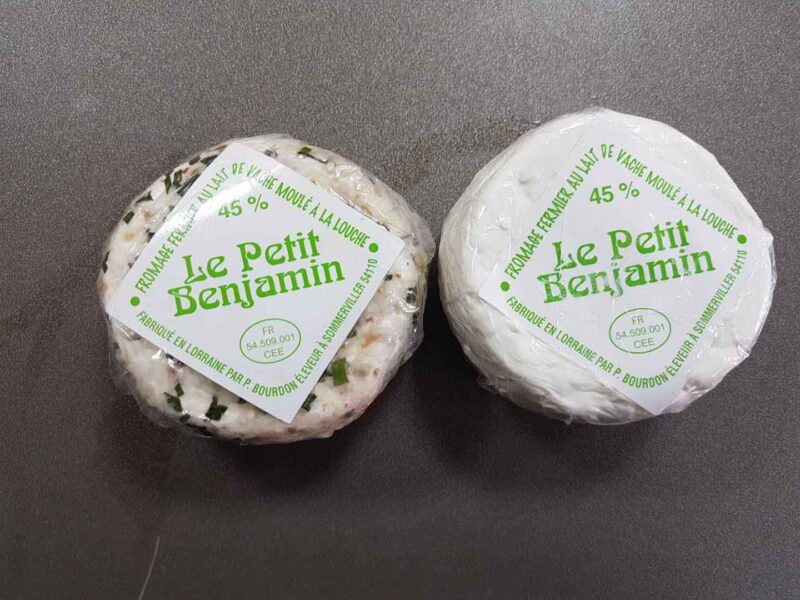 Fromage de vache frais nature (petit Benjamin)