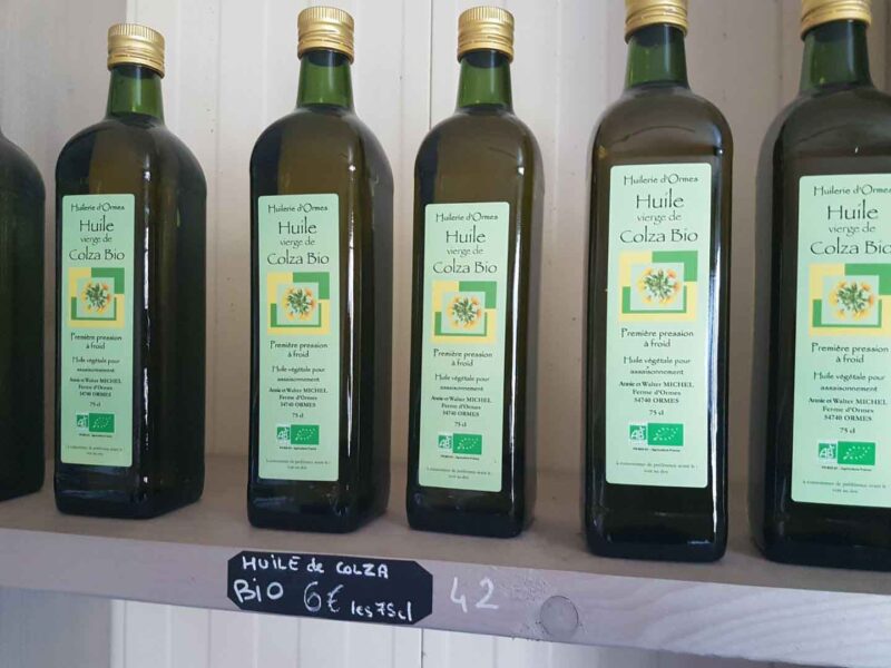 Huile de colza bio - 75 cl