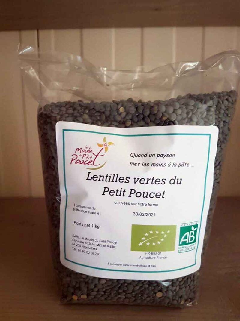 Lentilles bio - 1 kg