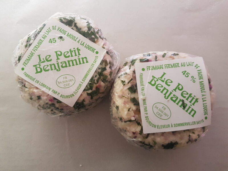 Fromage de vache frais fines herbes (petit Benjamin)