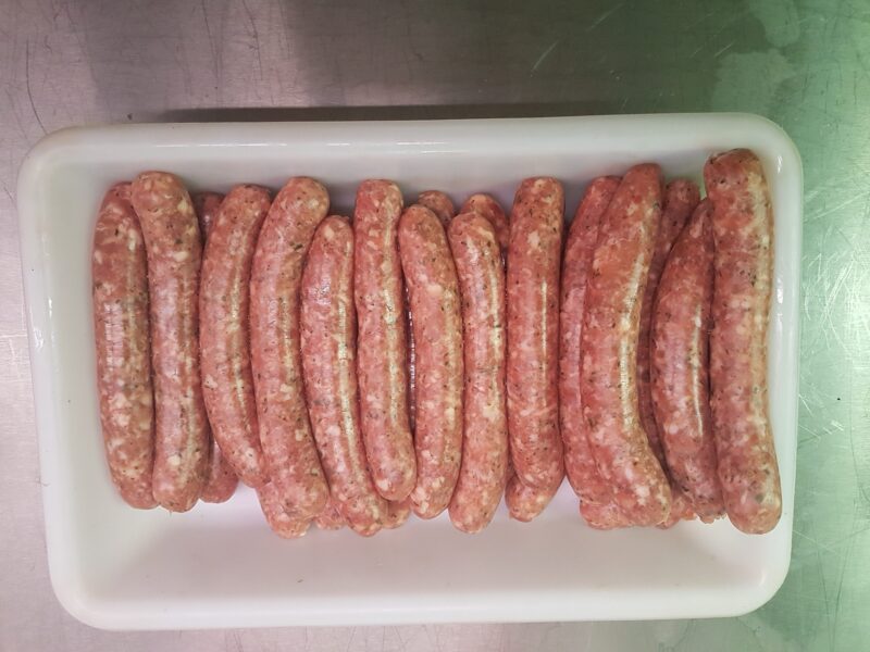 Lot de 4 saucisses de volaille (prix au kg)