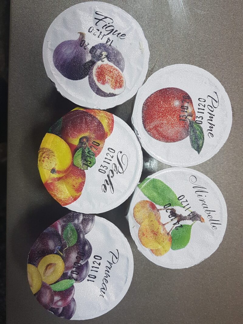 Yaourt fermier fruits ou arôme au lait de vache