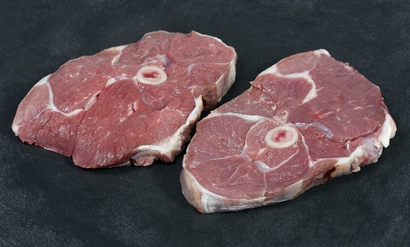 lot de 2 tranches de gigot d'agneau